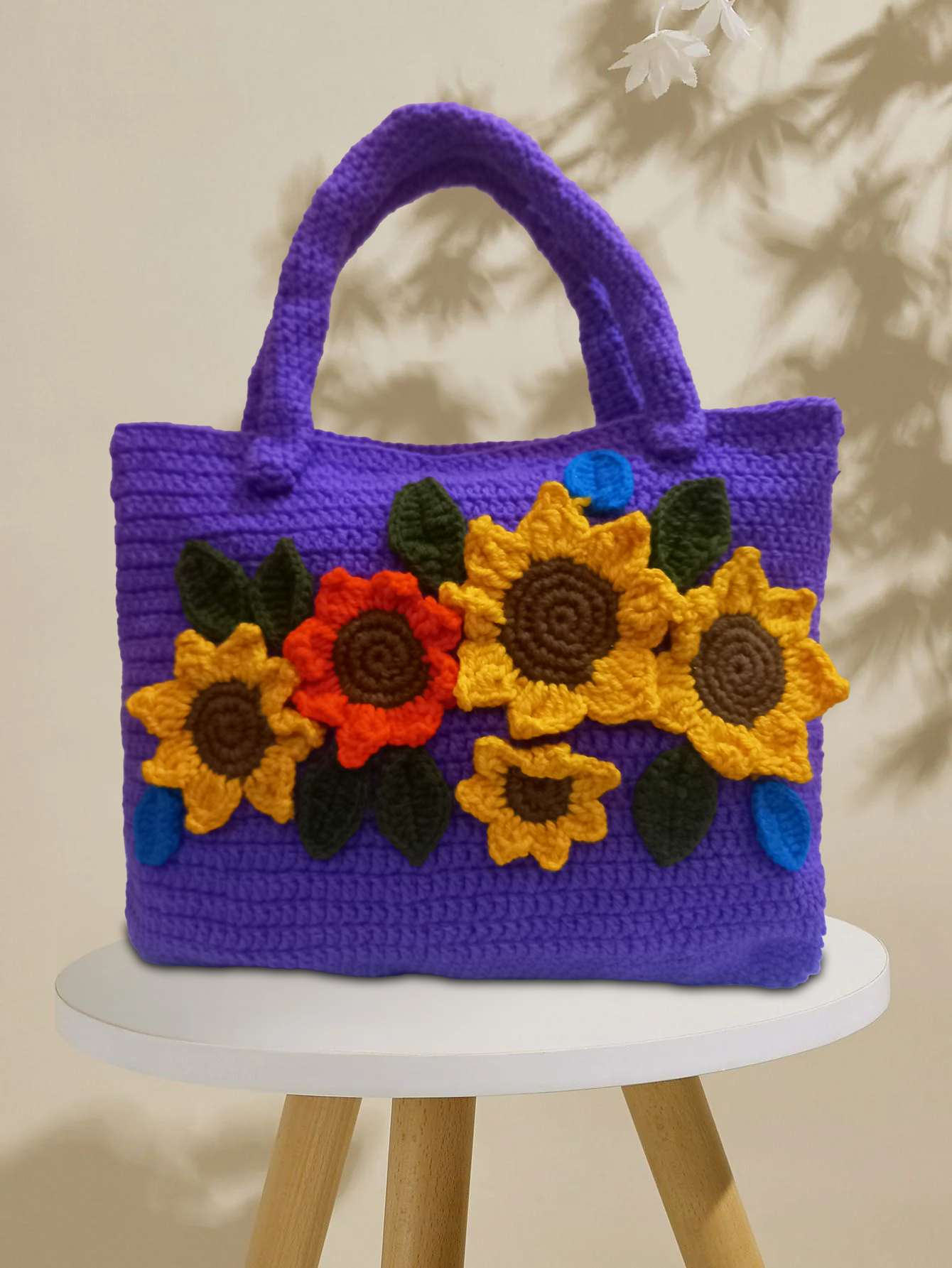 LILAC WITH SUNFLOWER CROCHET