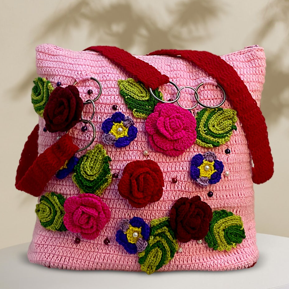 VOLUME1 : Pink with red and floral patrens