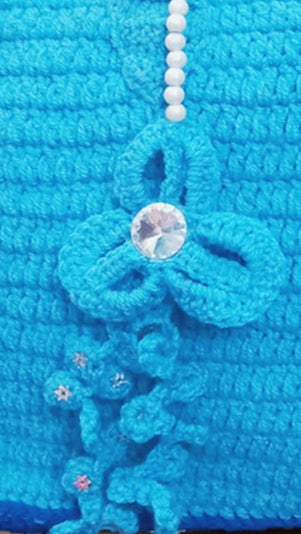 Ferozi bag with a beautiful tustle
