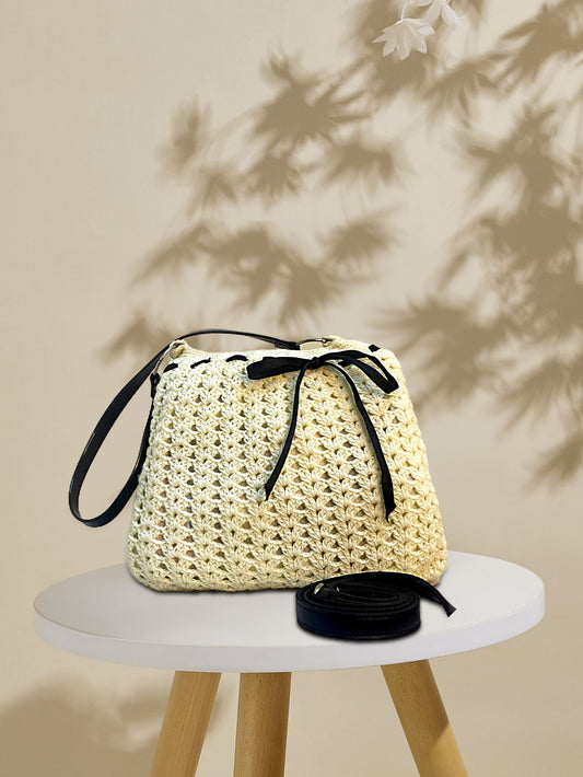 VOLUME 1:  Cross the body beautiful pattern crochet bag