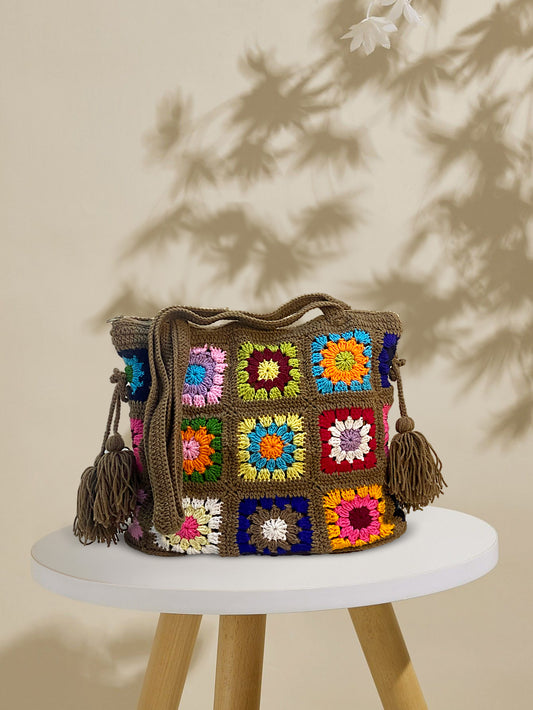 VOLUME 1:  Skin crochet bag with beautiful patterns