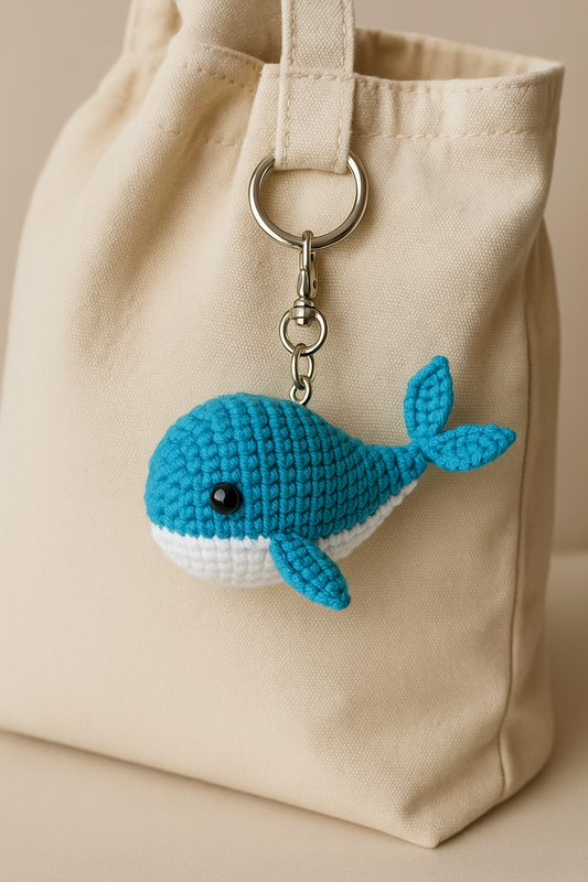 whale keychain