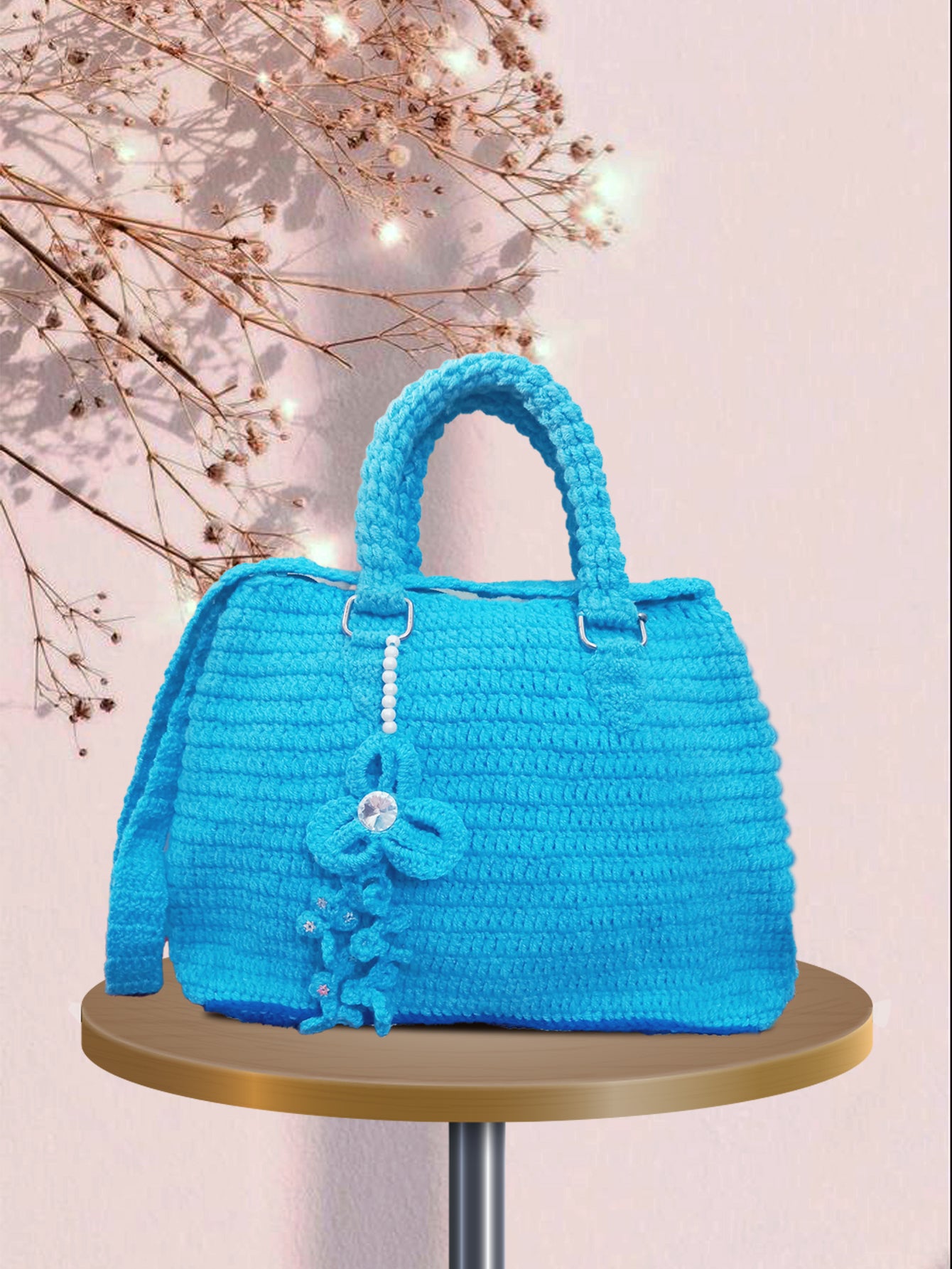 Ferozi bag with a beautiful tustle