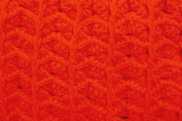 Sharp Orange crochet pattern bag